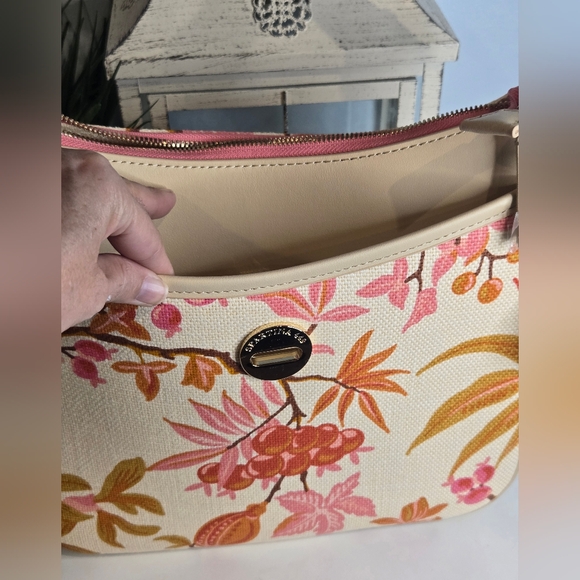 Spartina 449 Lena Shoulder Bag Richmond Hill Cream Pattern - Picture 3 of 11